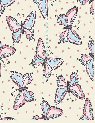 Full Download Sketch Book: Butterfly Cover (8.5 X 11) Inches 110 Pages, Blank Unlined Paper for Sketching, Drawing, Whiting, Journaling & Doodling -  | PDF