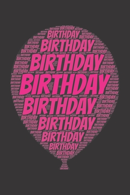Download Birthday: Notebook, Journal Dot grid, dotted, dot 120 Pages DIN A5 (6x9 inches) Notes, Drawings, Planer, Diary, Organization Word Cloud Present - Word Cloud Designs Notebooks file in PDF